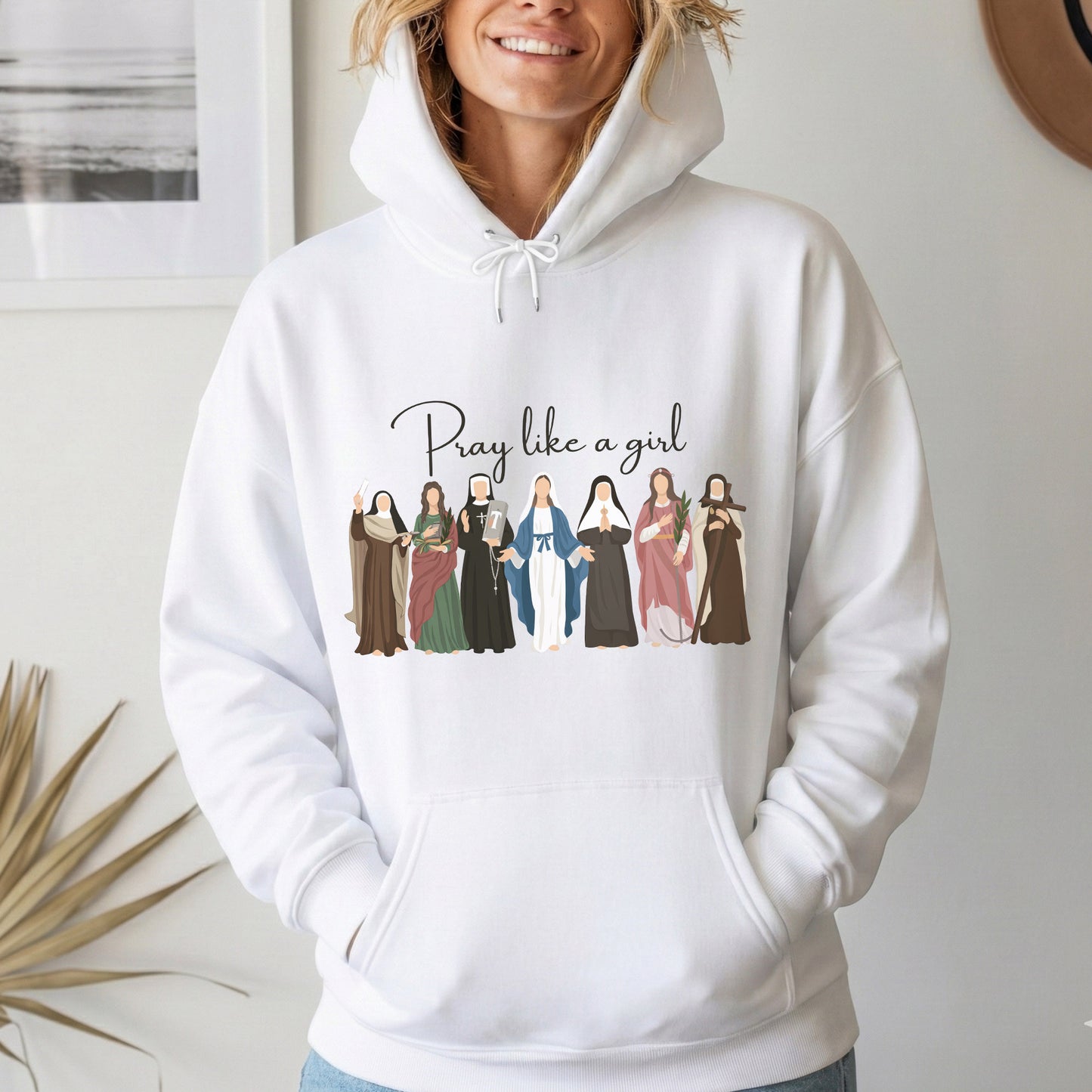 Pray Like A Girl: Women of Faith – Faith Message – Unisex Tshirt / Hoodie / Sweatshirt