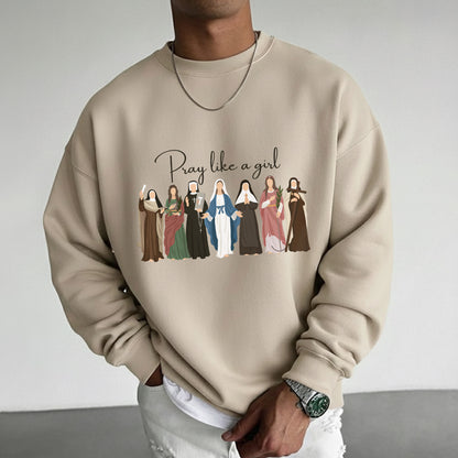 Pray Like A Girl: Women of Faith – Faith Message – Unisex Tshirt / Hoodie / Sweatshirt