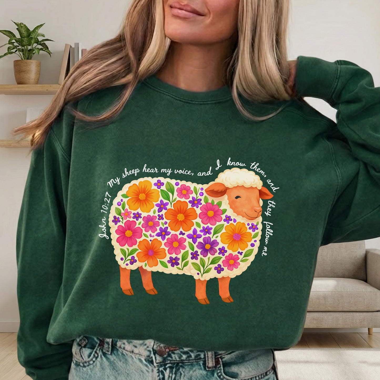 John 10:27: My Sheep Hear My Voice – Wild Animals – Unisex Tshirt / Hoodie / Sweatshirt