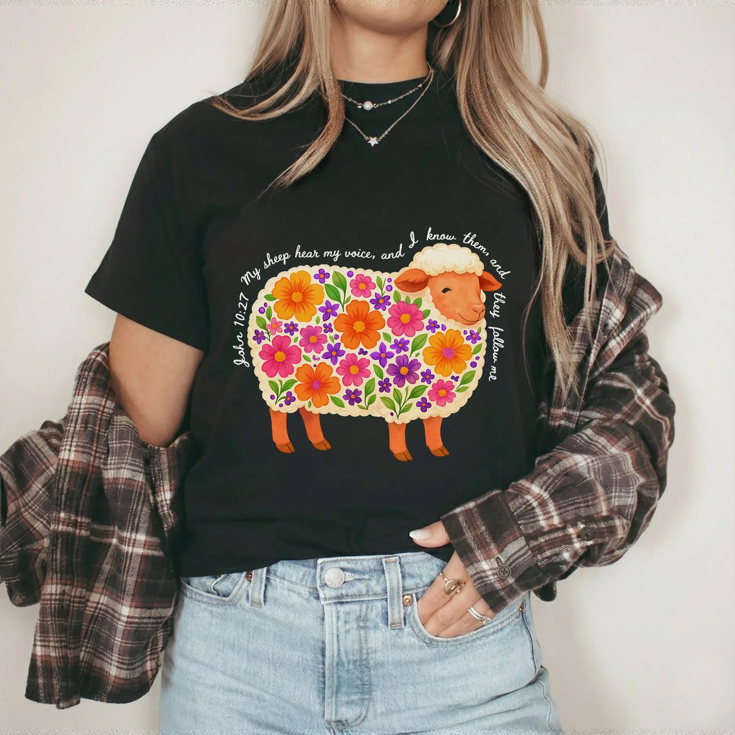 John 10:27: My Sheep Hear My Voice – Wild Animals – Unisex Tshirt / Hoodie / Sweatshirt - Faith Guided Life