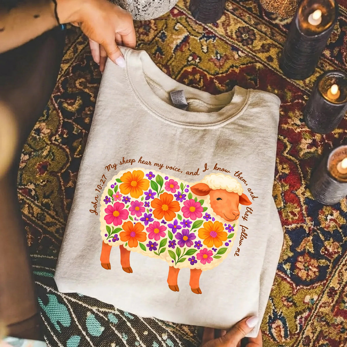 John 10:27: My Sheep Hear My Voice – Wild Animals – Unisex Tshirt / Hoodie / Sweatshirt - Faith Guided Life