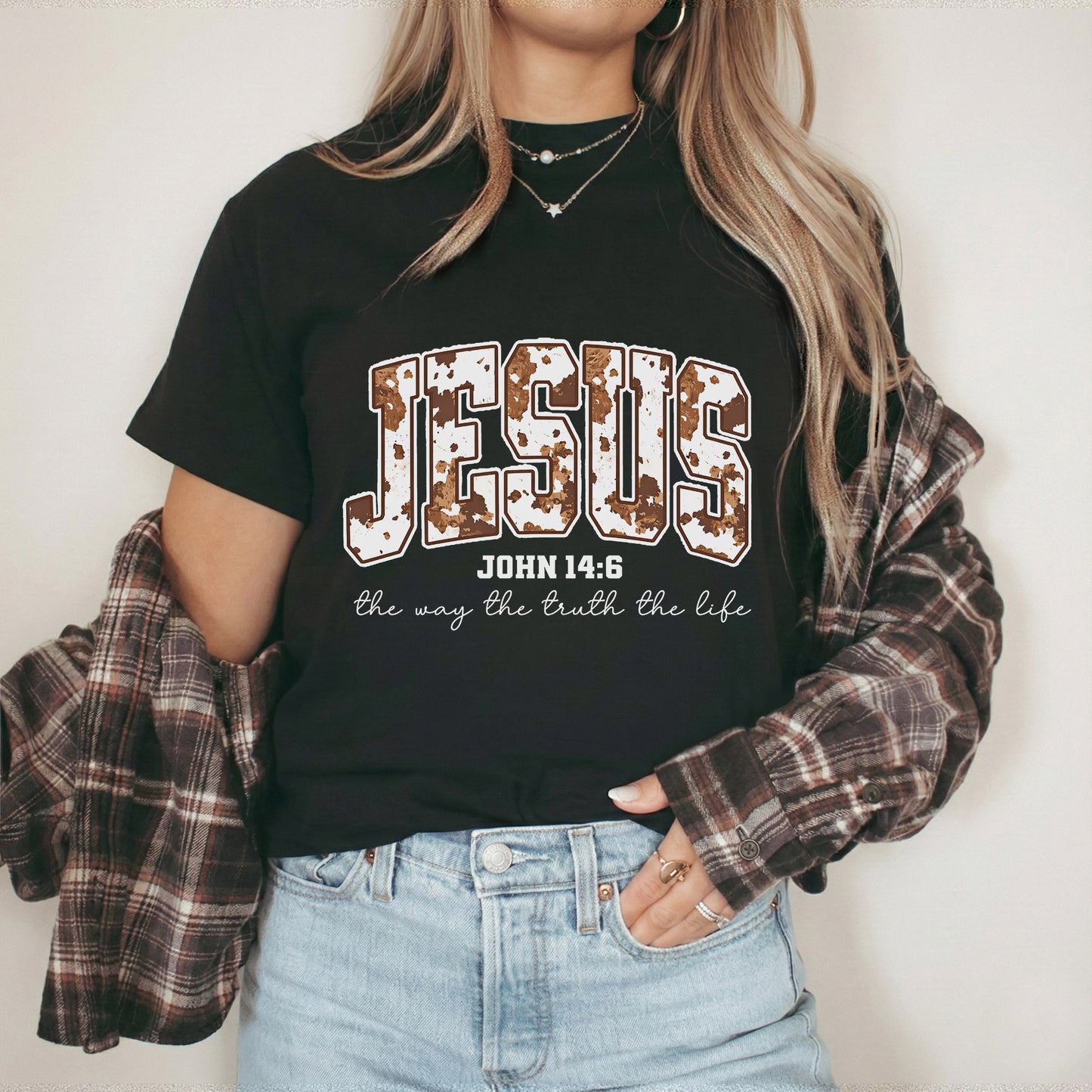 Jesus: The Way, The Truth, The Life – Christian Patterns – Unisex Tshirt / Hoodie / Sweatshirt