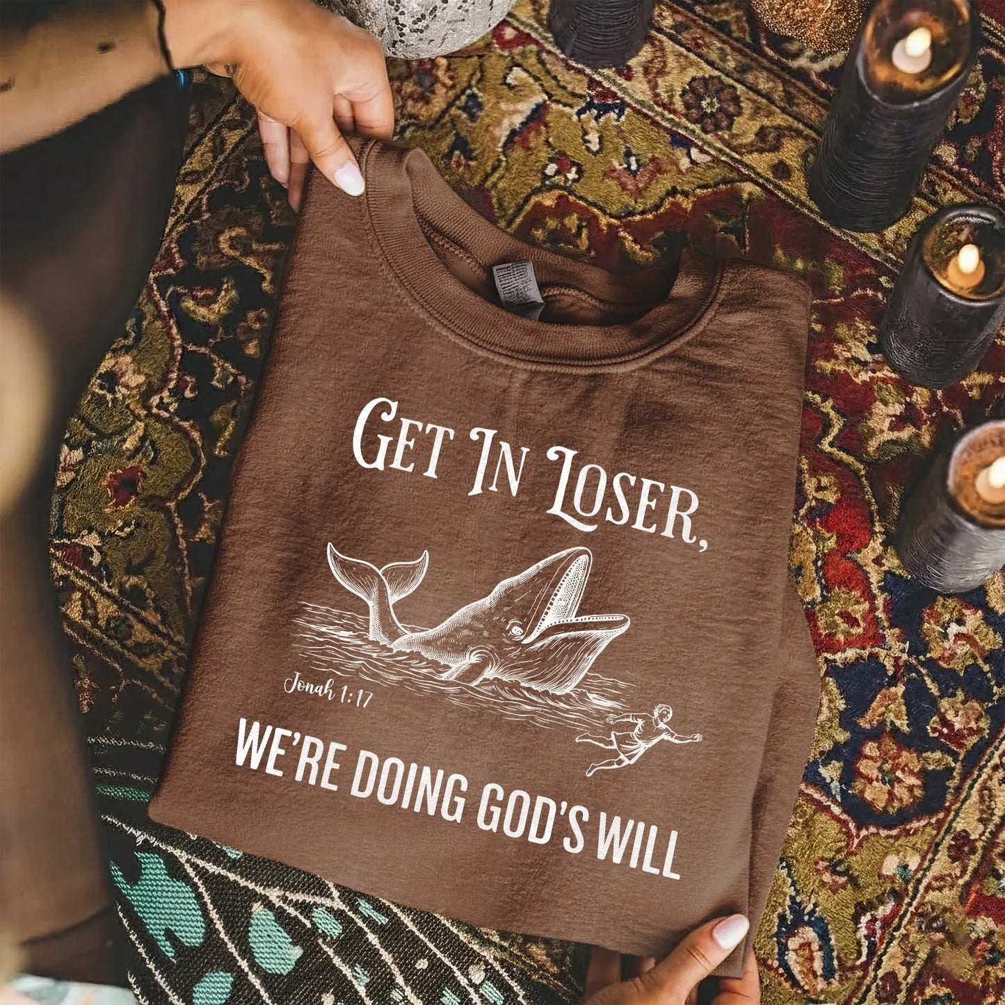 Jonah & The Whale: Get In Loser – Wild Animals – Unisex Tshirt / Hoodie / Sweatshirt - Faith Guided Life