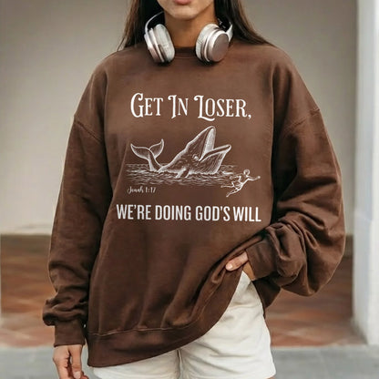 Jonah & The Whale: Get In Loser – Wild Animals – Unisex Tshirt / Hoodie / Sweatshirt - Faith Guided Life