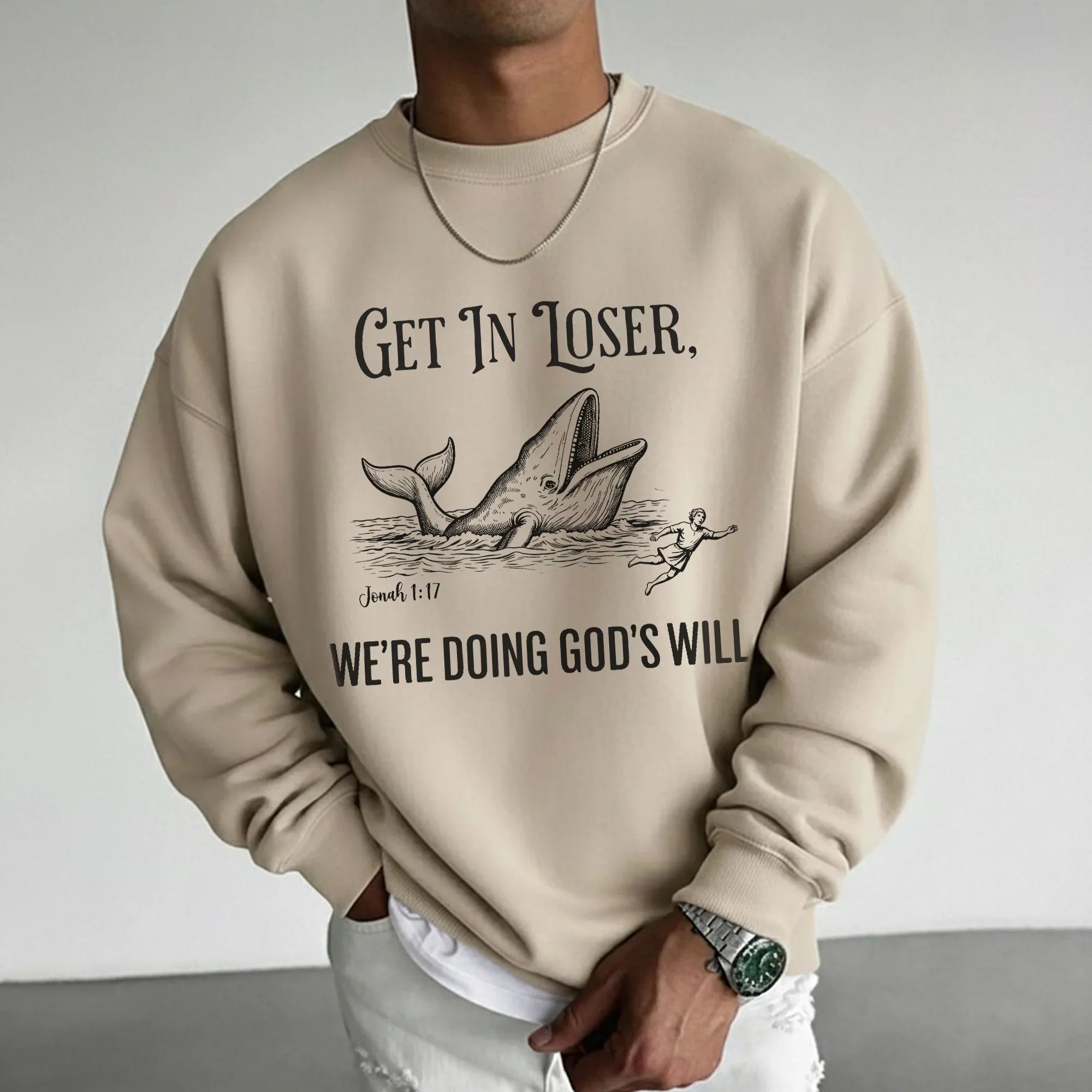 Jonah & The Whale: Get In Loser – Wild Animals – Unisex Tshirt / Hoodie / Sweatshirt - Faith Guided Life
