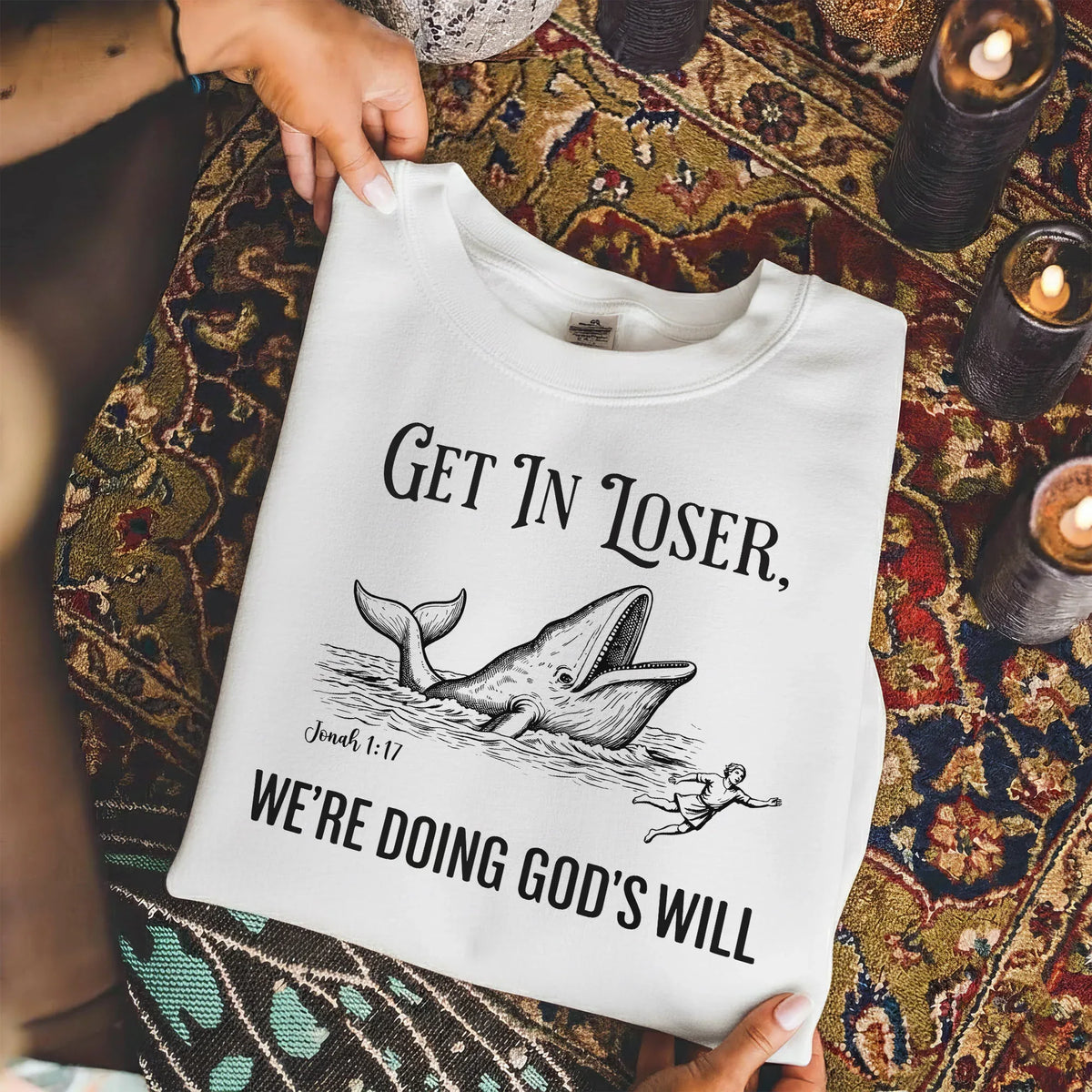 Jonah & The Whale: Get In Loser – Wild Animals – Unisex Tshirt / Hoodie / Sweatshirt - Faith Guided Life