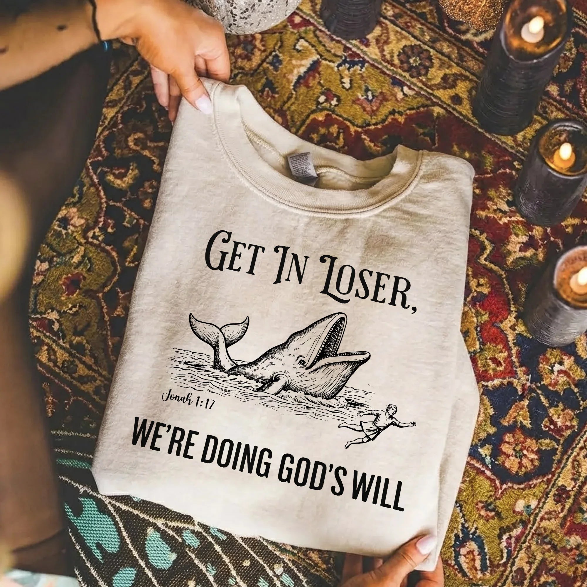 Jonah & The Whale: Get In Loser – Wild Animals – Unisex Tshirt / Hoodie / Sweatshirt - Faith Guided Life