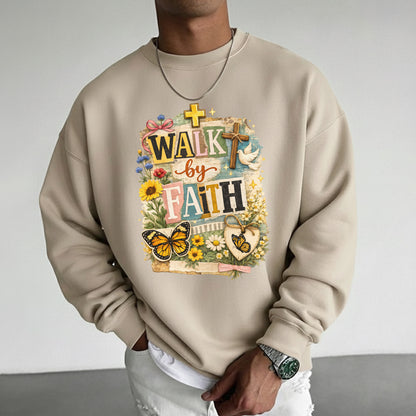 Walk By Faith: Butterfly & Dove Collage – Walk by Faith – Unisex Tshirt / Hoodie / Sweatshirt