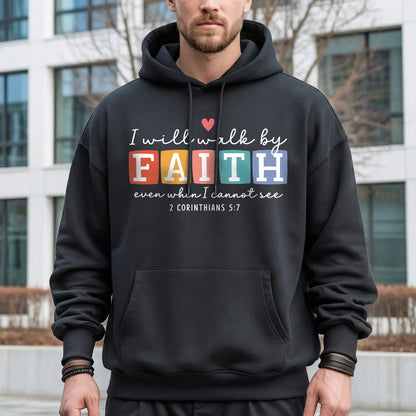 Even When I Cannot See: Bold Faith – Walk by Faith – Unisex Tshirt / Hoodie / Sweatshirt - Faith Guided Life