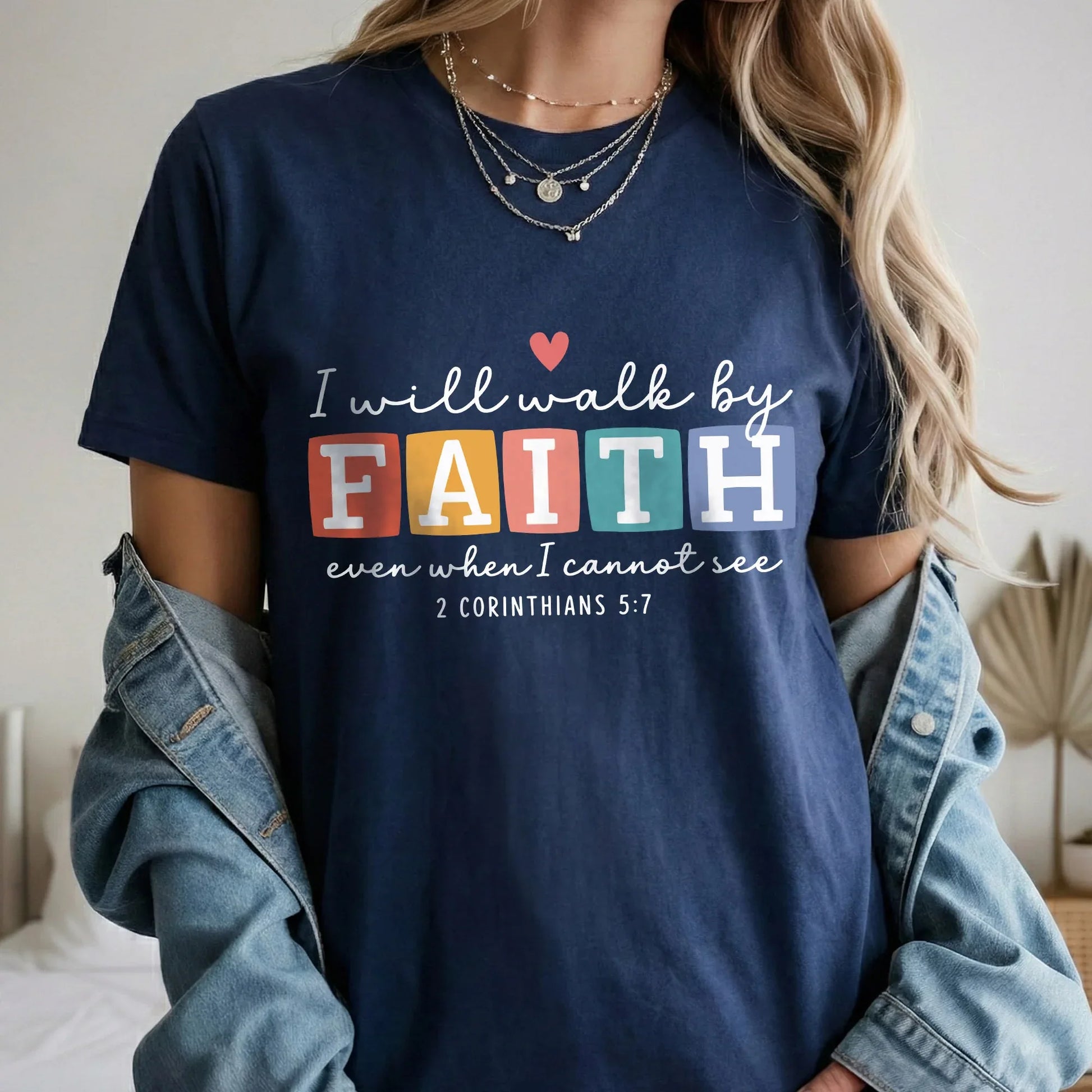 Even When I Cannot See: Bold Faith – Walk by Faith – Unisex Tshirt / Hoodie / Sweatshirt - Faith Guided Life