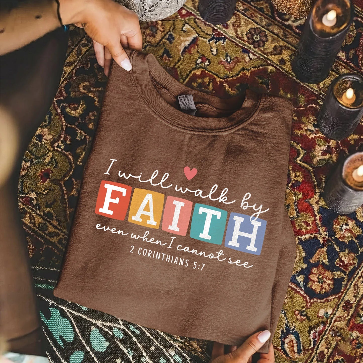Even When I Cannot See: Bold Faith – Walk by Faith – Unisex Tshirt / Hoodie / Sweatshirt - Faith Guided Life