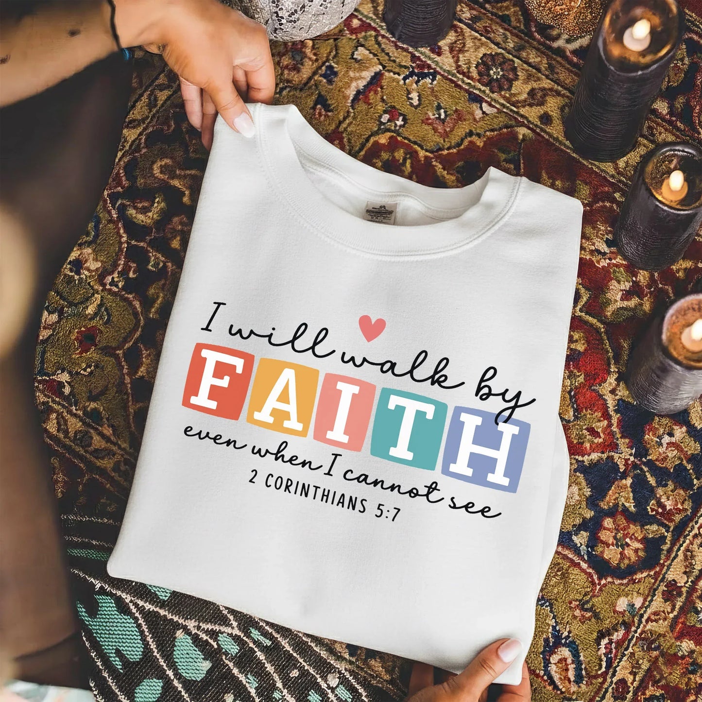 Even When I Cannot See: Bold Faith – Walk by Faith – Unisex Tshirt / Hoodie / Sweatshirt - Faith Guided Life