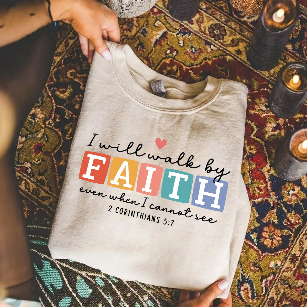 Even When I Cannot See: Bold Faith – Walk by Faith – Unisex Tshirt / Hoodie / Sweatshirt - Faith Guided Life