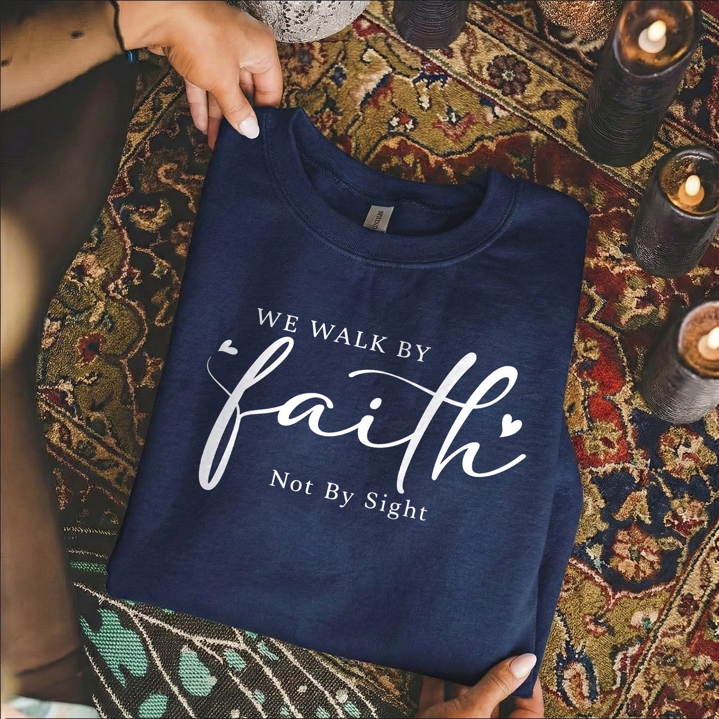 We Walk By Faith Not By Sight  – Walk by Faith – Unisex Tshirt / Hoodie / Sweatshirt