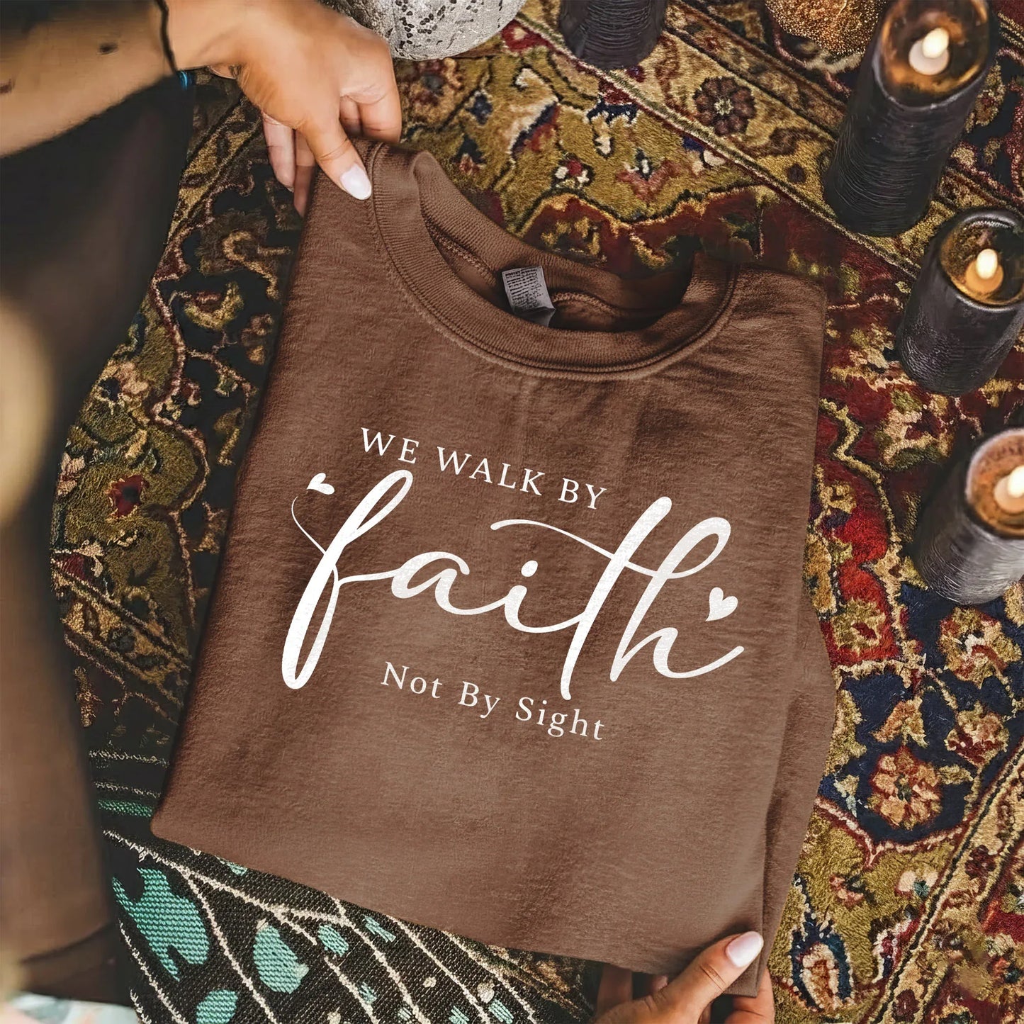 We Walk By Faith Not By Sight – Walk by Faith – Unisex Tshirt / Hoodie / Sweatshirt - Faith Guided Life