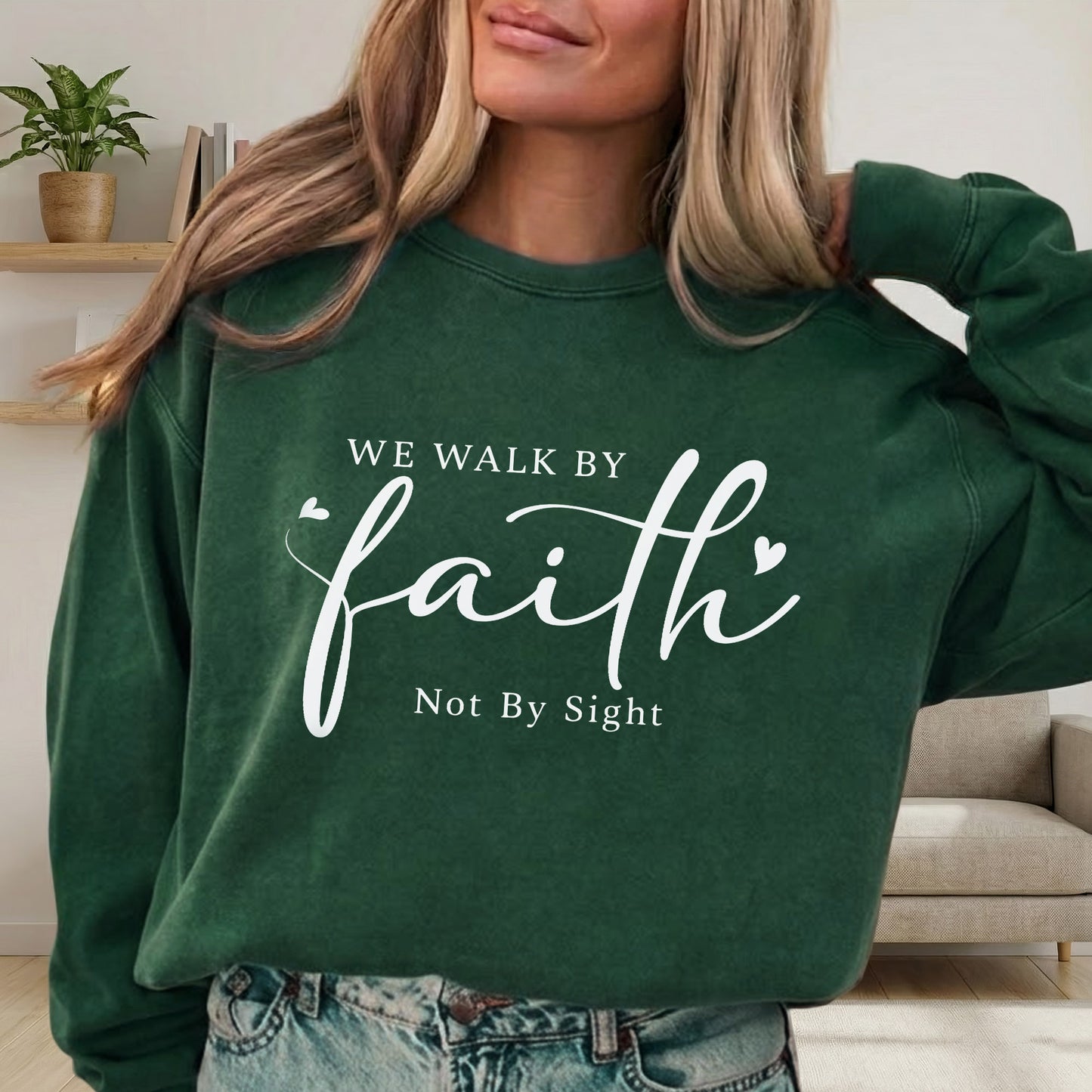 We Walk By Faith Not By Sight  – Walk by Faith – Unisex Tshirt / Hoodie / Sweatshirt
