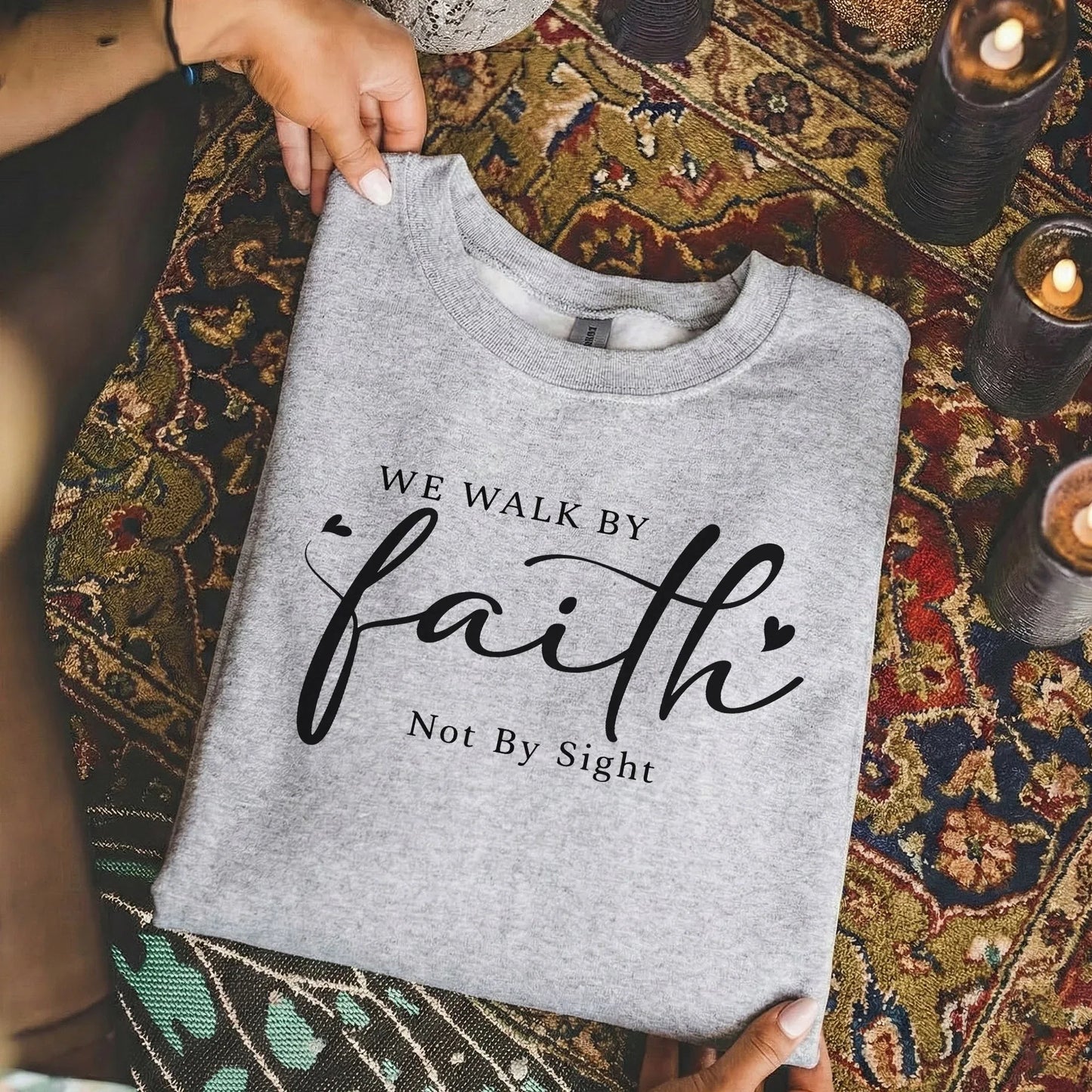 We Walk By Faith Not By Sight – Walk by Faith – Unisex Tshirt / Hoodie / Sweatshirt - Faith Guided Life