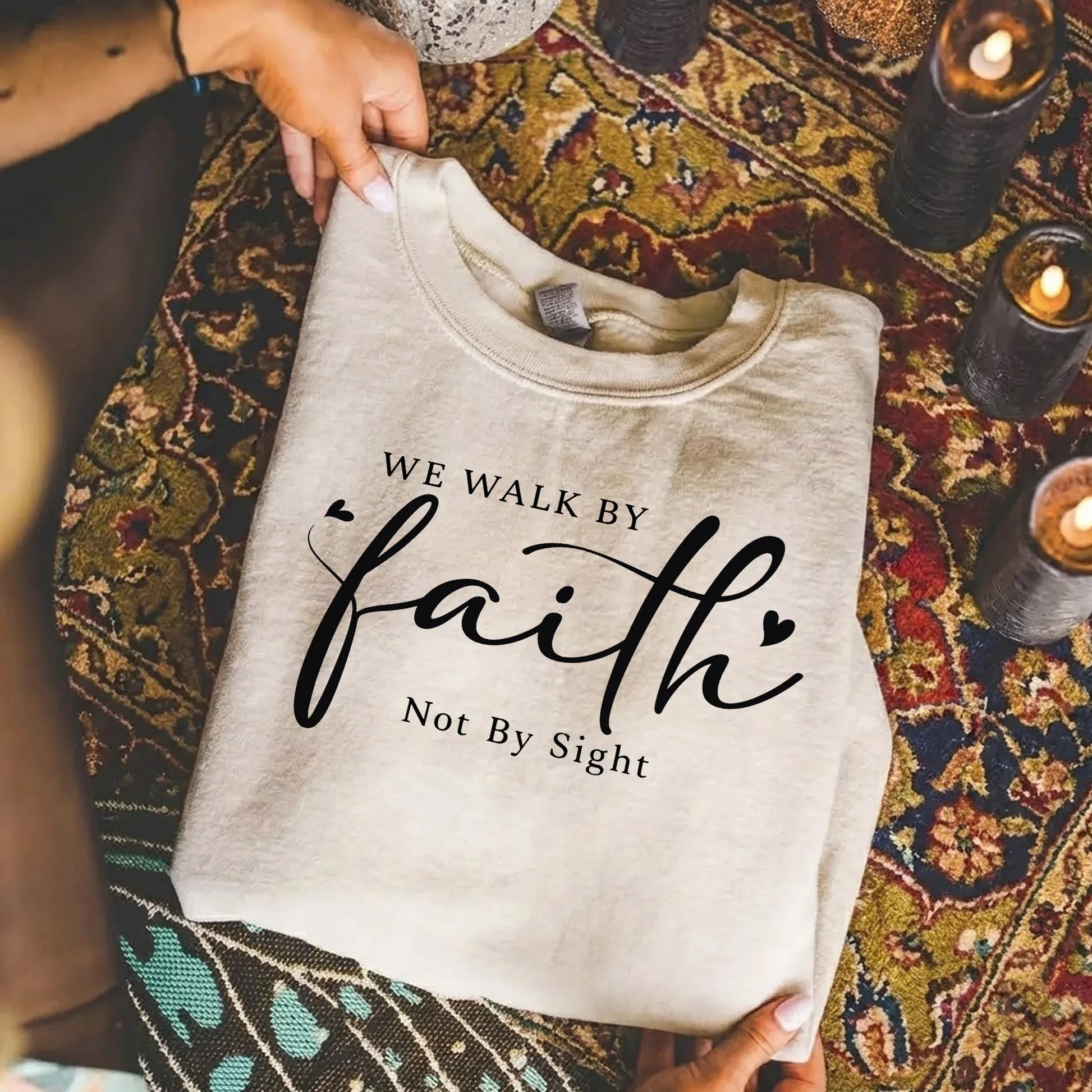 We Walk By Faith Not By Sight – Walk by Faith – Unisex Tshirt / Hoodie / Sweatshirt - Faith Guided Life