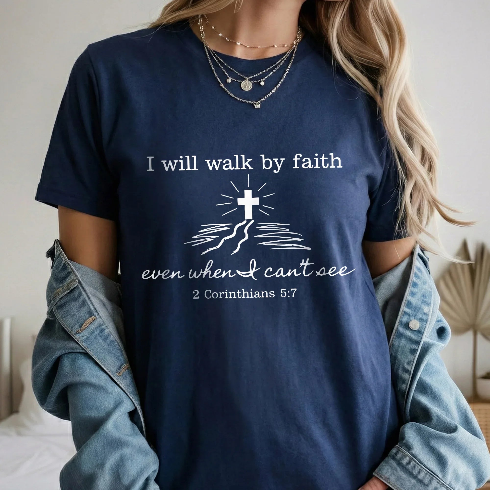 I Will Walk By Faith Even When I Can't See – Walk by Faith – Unisex Tshirt / Hoodie / Sweatshirt - Faith Guided Life