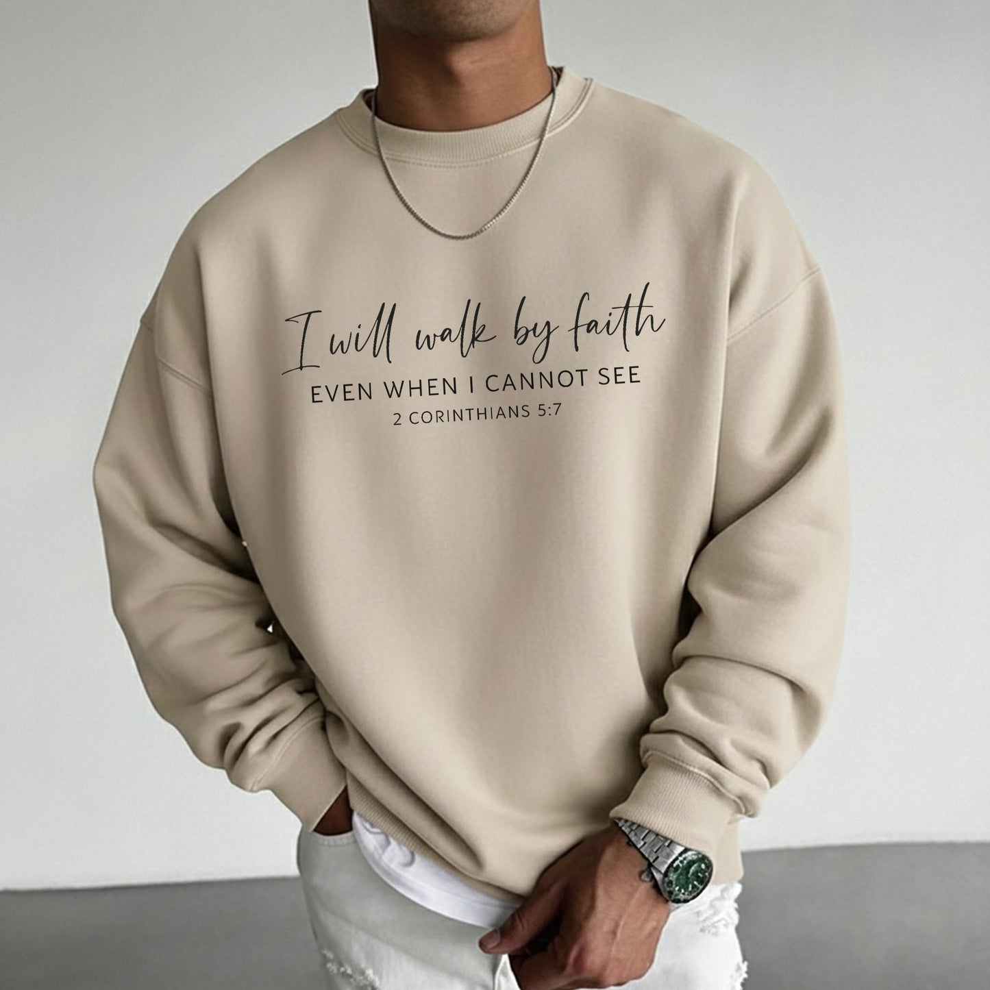 I Will Walk By Faith Even When I Cannot See  – Walk by Faith – Unisex Tshirt / Hoodie / Sweatshirt