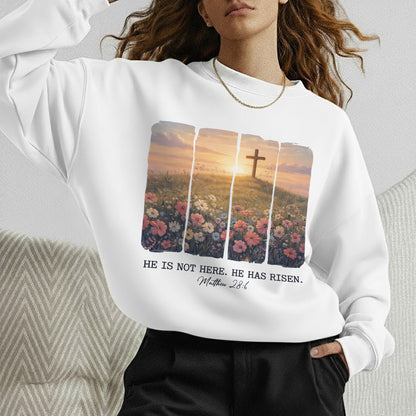 He Is Not Here He Has Risen Matthew 28:6 – He is Risen – Unisex Tshirt / Hoodie / Sweatshirt
