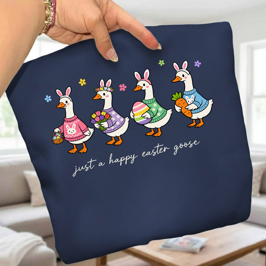 Just A Happy Easter Goose  - V-Neck Christian Shirt