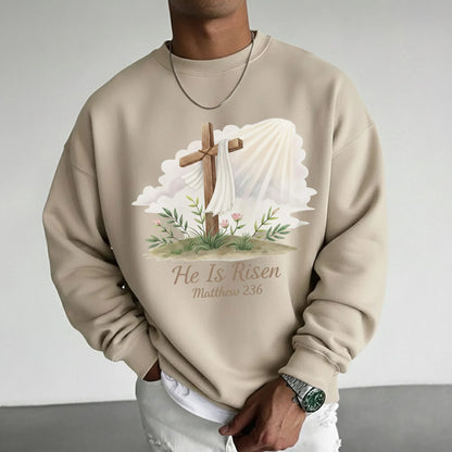 He Is Risen Matthew 28:6 Watercolor – He is Risen – Unisex Tshirt / Hoodie / Sweatshirt - Faith Guided Life