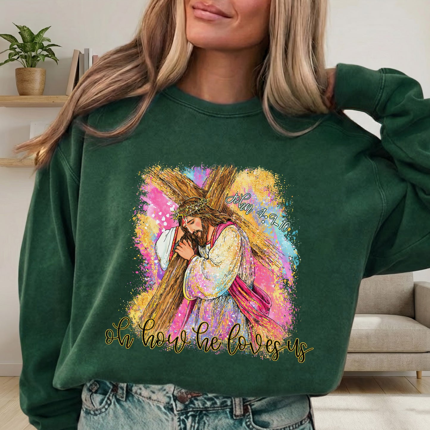 Oh How He Loves Us – He is Risen – Unisex Tshirt / Hoodie / Sweatshirt