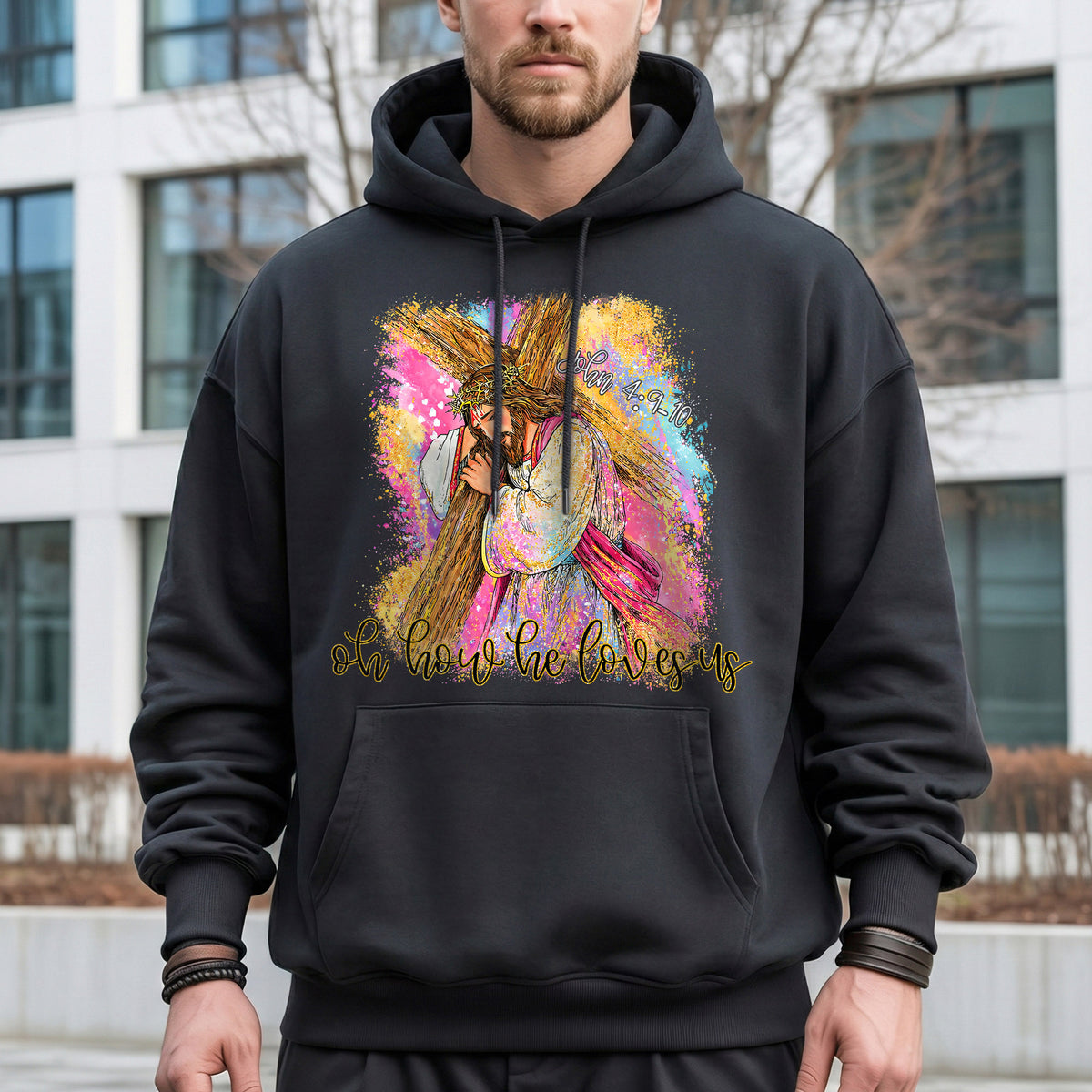 Oh How He Loves Us – He is Risen – Unisex Tshirt / Hoodie / Sweatshirt