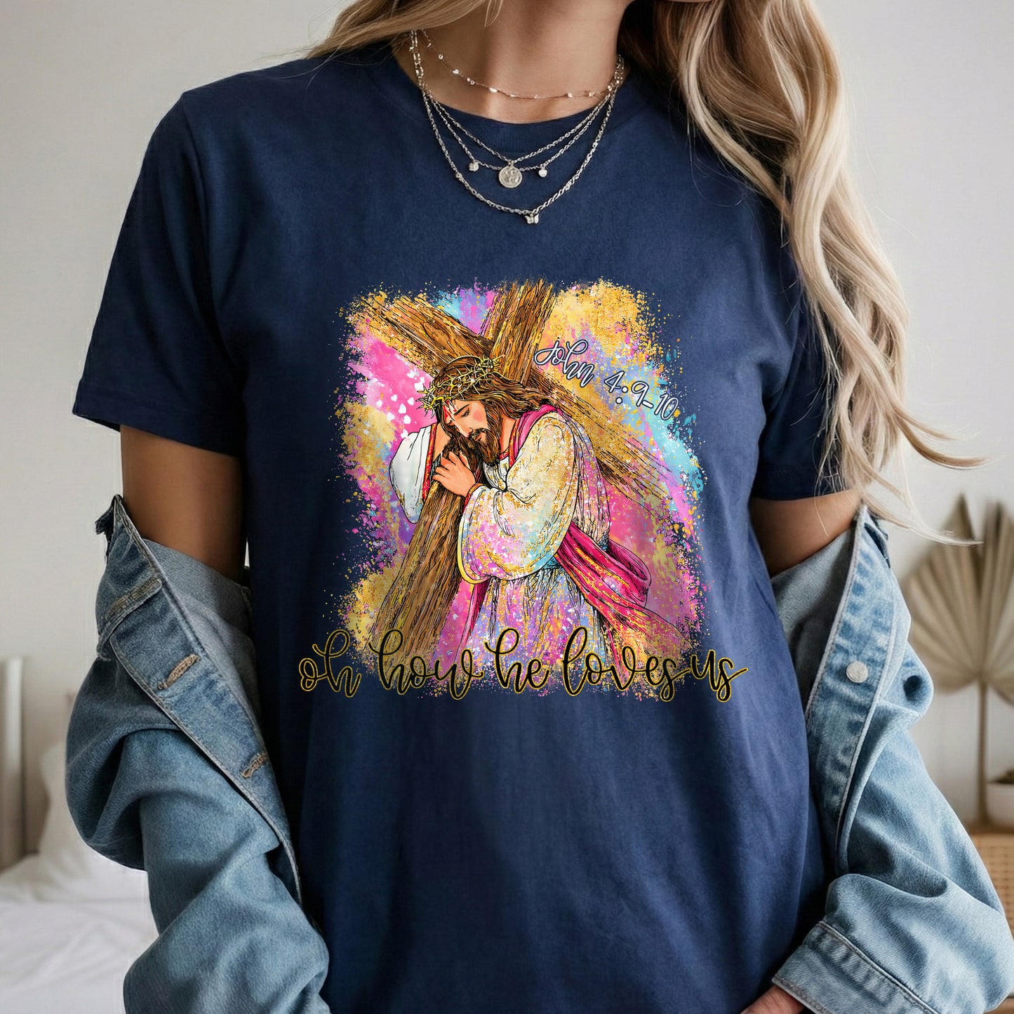 Oh How He Loves Us – He is Risen – Unisex Tshirt / Hoodie / Sweatshirt