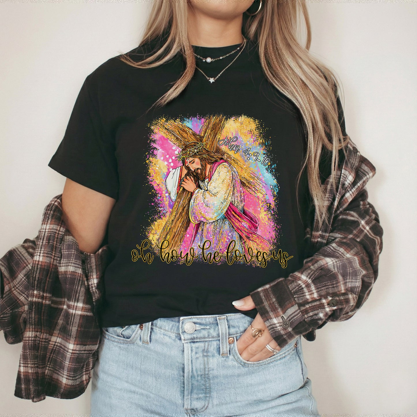 Oh How He Loves Us – He is Risen – Unisex Tshirt / Hoodie / Sweatshirt