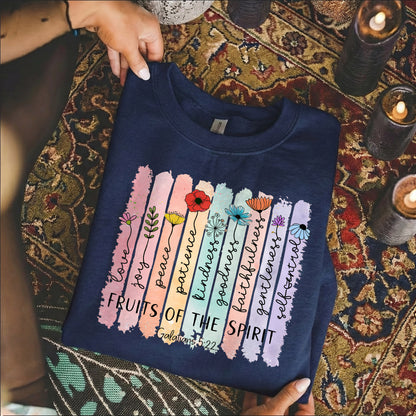 Fruits Of The Spirit Galatians 5:22 Floral – Faith Floral – Unisex Tshirt / Hoodie / Sweatshirt