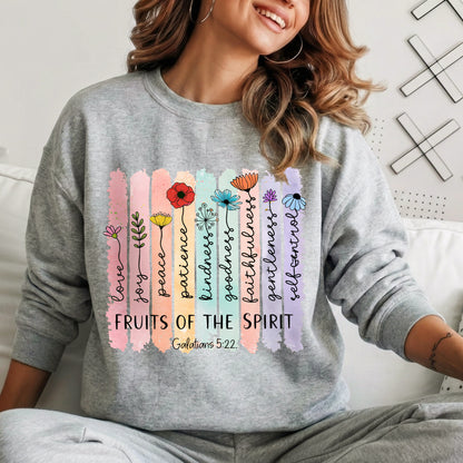 Fruits Of The Spirit Galatians 5:22 Floral – Faith Floral – Unisex Tshirt / Hoodie / Sweatshirt