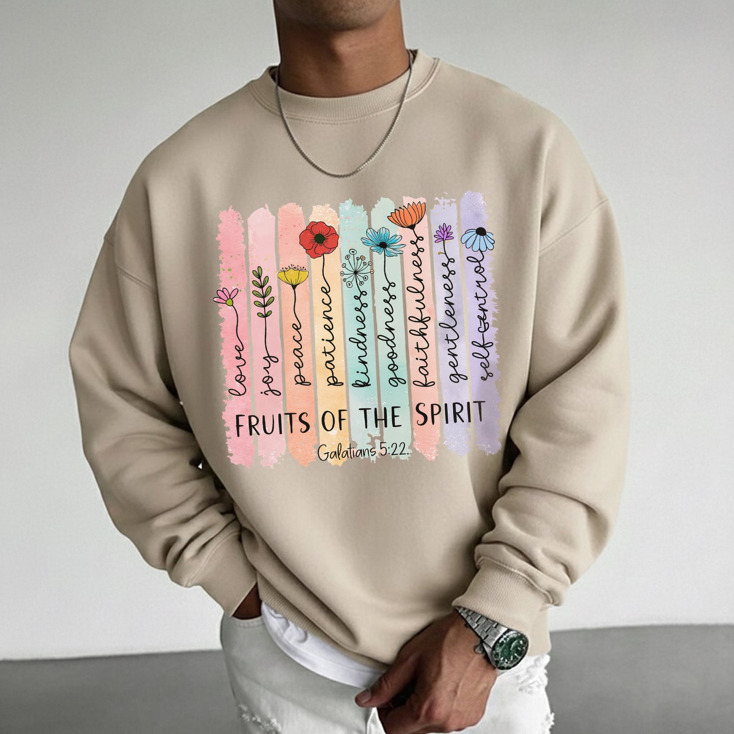 Fruits Of The Spirit Galatians 5:22 Floral – Faith Floral – Unisex Tshirt / Hoodie / Sweatshirt