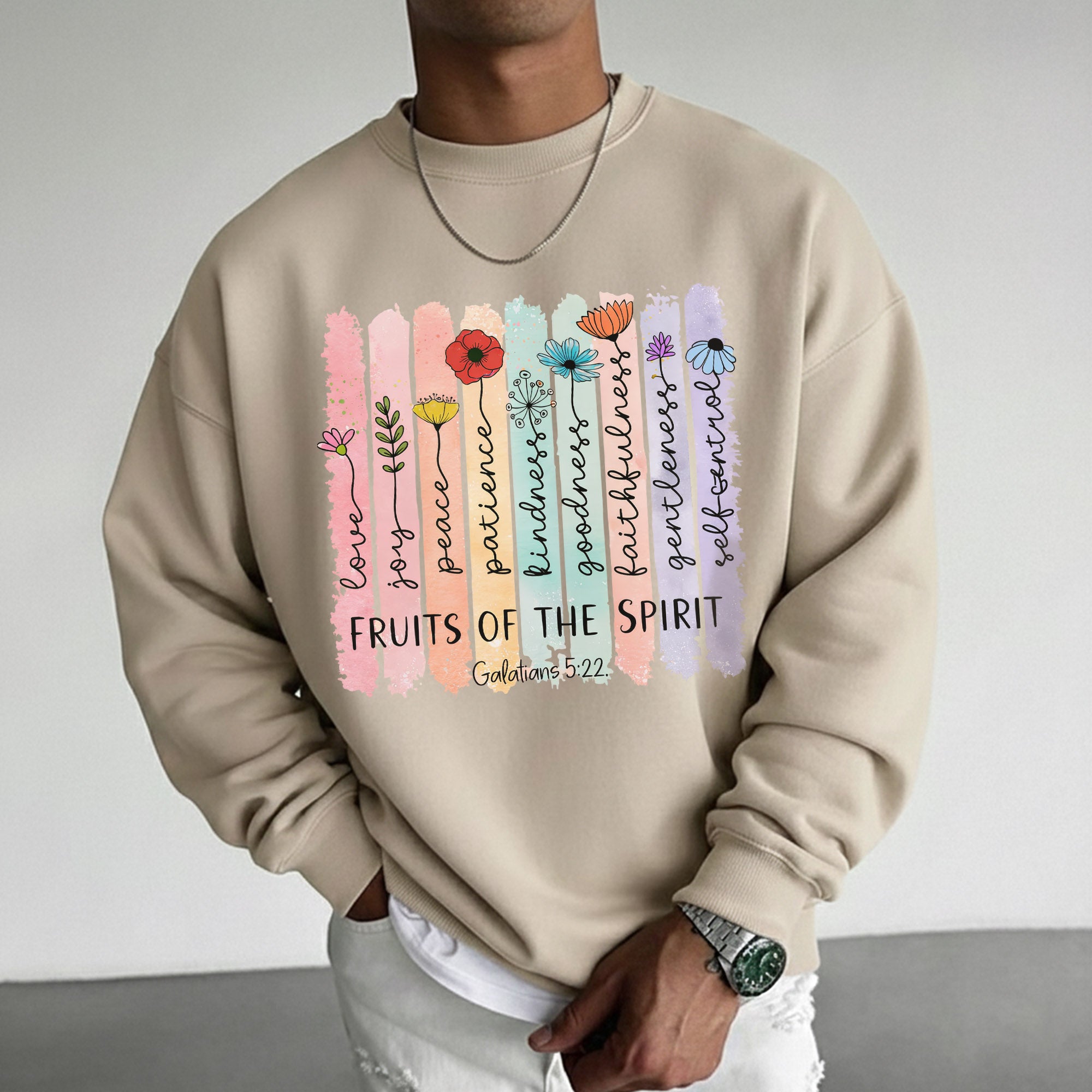 Fruits Of The Spirit Galatians 5:22 Floral – Faith Floral – Unisex Tshirt / Hoodie / Sweatshirt