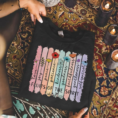 Fruits Of The Spirit Galatians 5:22 Floral – Faith Floral – Unisex Tshirt / Hoodie / Sweatshirt