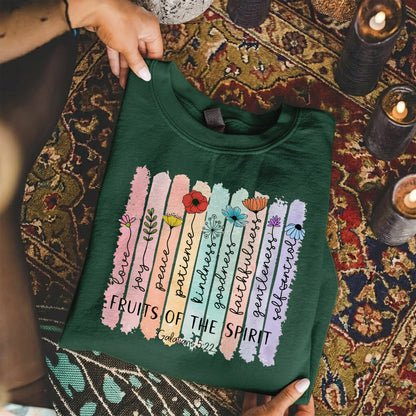 Fruits Of The Spirit Galatians 5:22 Floral – Faith Floral – Unisex Tshirt / Hoodie / Sweatshirt
