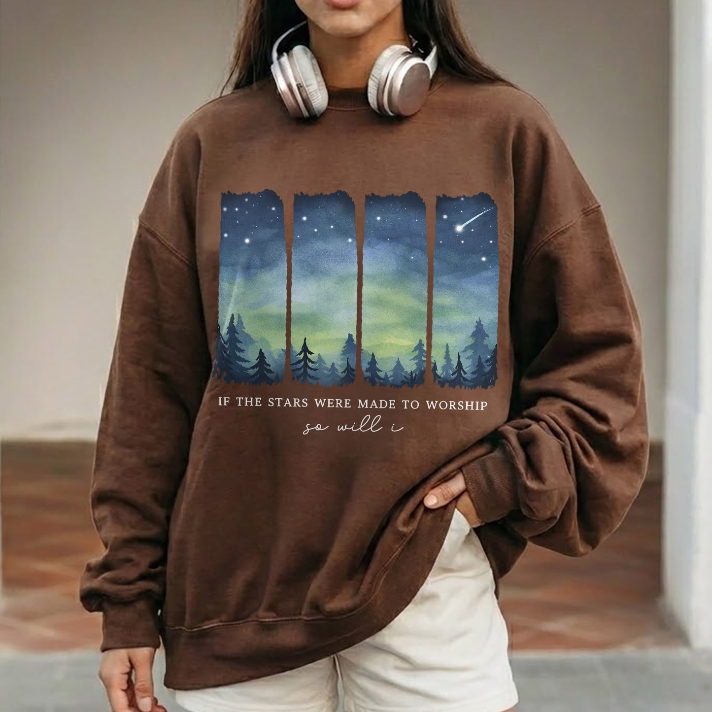 If The Stars Were Made To Worship So Will I – He is Risen – Unisex Tshirt / Hoodie / Sweatshirt