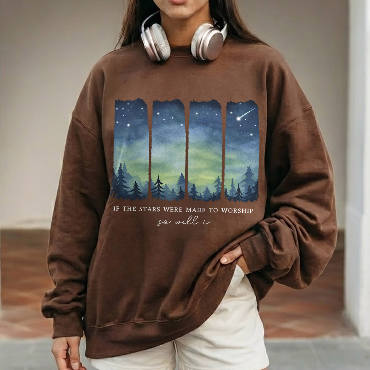 If The Stars Were Made To Worship So Will I – He is Risen – Unisex Tshirt / Hoodie / Sweatshirt