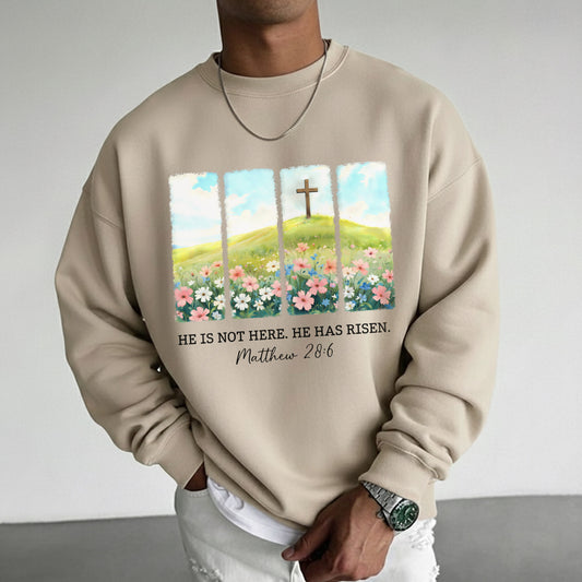 He Is Not Here Matthew 28:6 – He is Risen – Unisex Tshirt / Hoodie / Sweatshirt