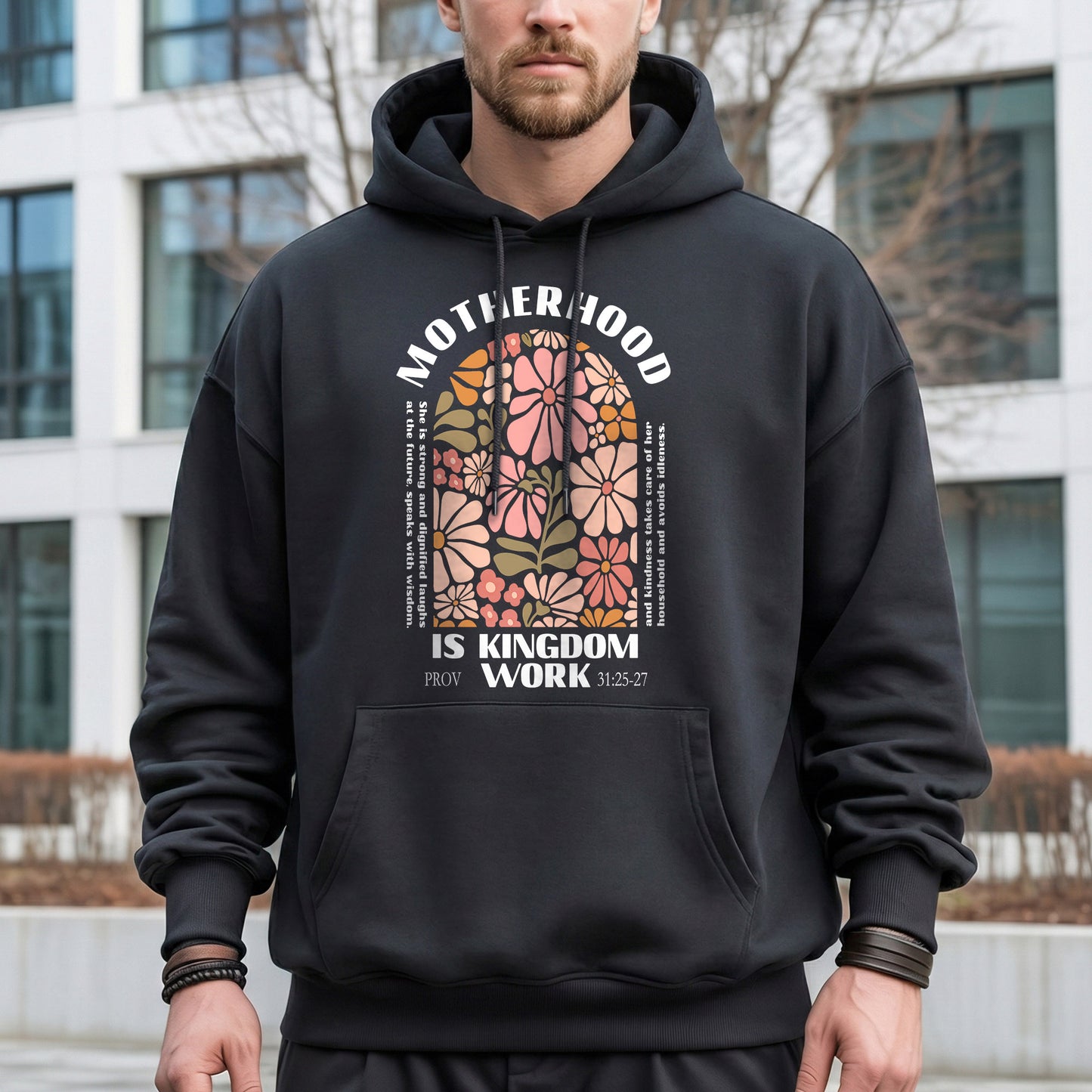 Floral Motherhood Kingdom Work – She is Bless – Unisex Tshirt / Hoodie / Sweatshirt