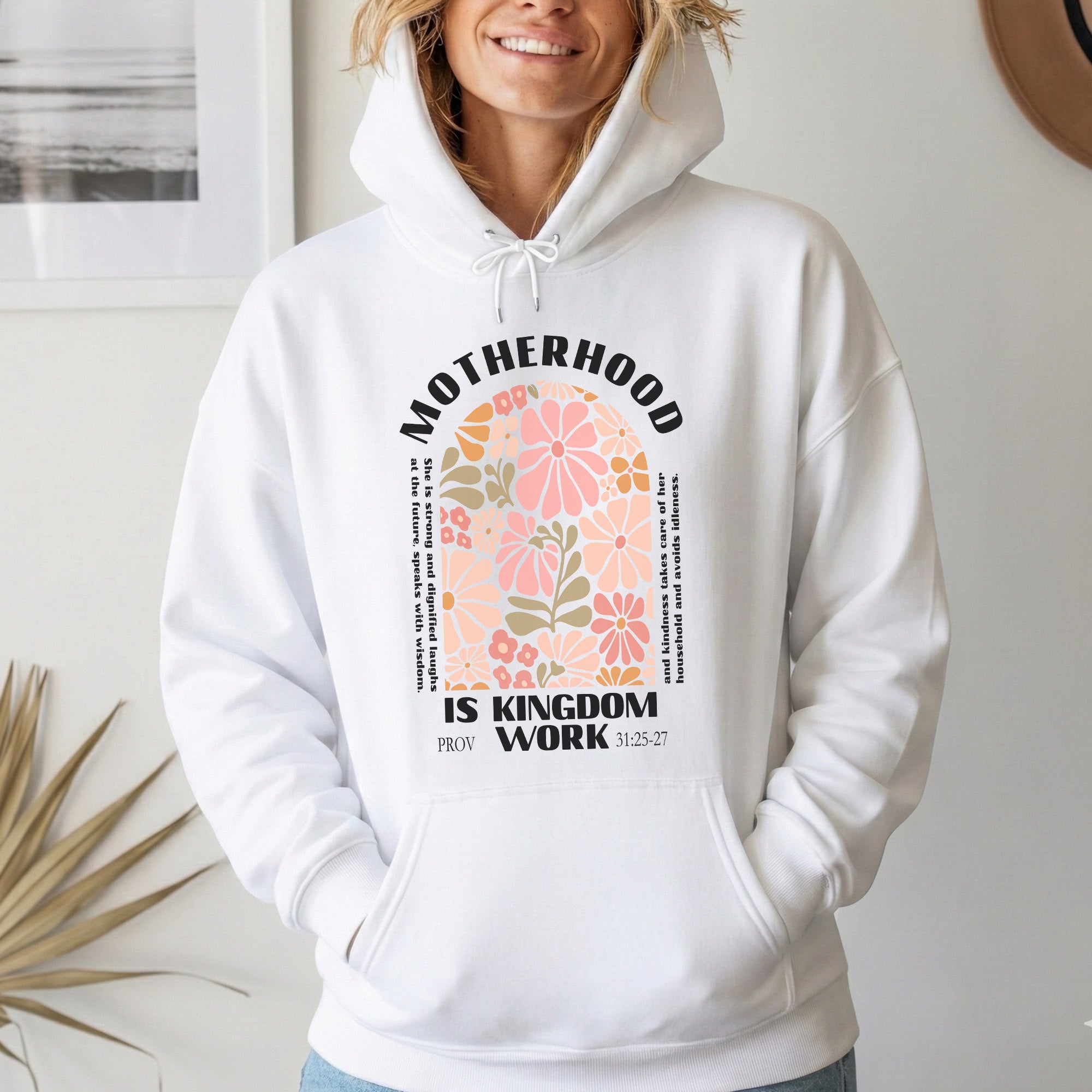 Floral Motherhood Kingdom Work – She is Bless – Unisex Tshirt / Hoodie / Sweatshirt