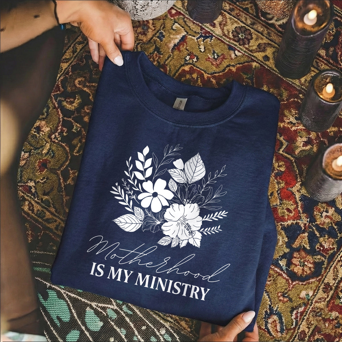 Motherhood Is My Ministry – She is Bless – Unisex Tshirt / Hoodie / Sweatshirt