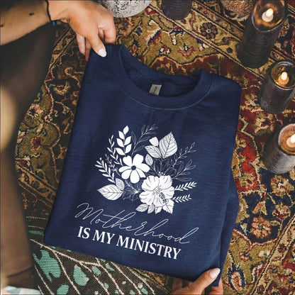 Motherhood Is My Ministry – She is Bless – Unisex Tshirt / Hoodie / Sweatshirt