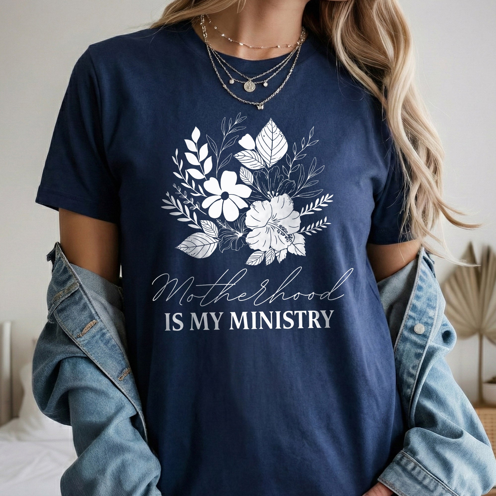 Motherhood Is My Ministry – She is Bless – Unisex Tshirt / Hoodie / Sweatshirt