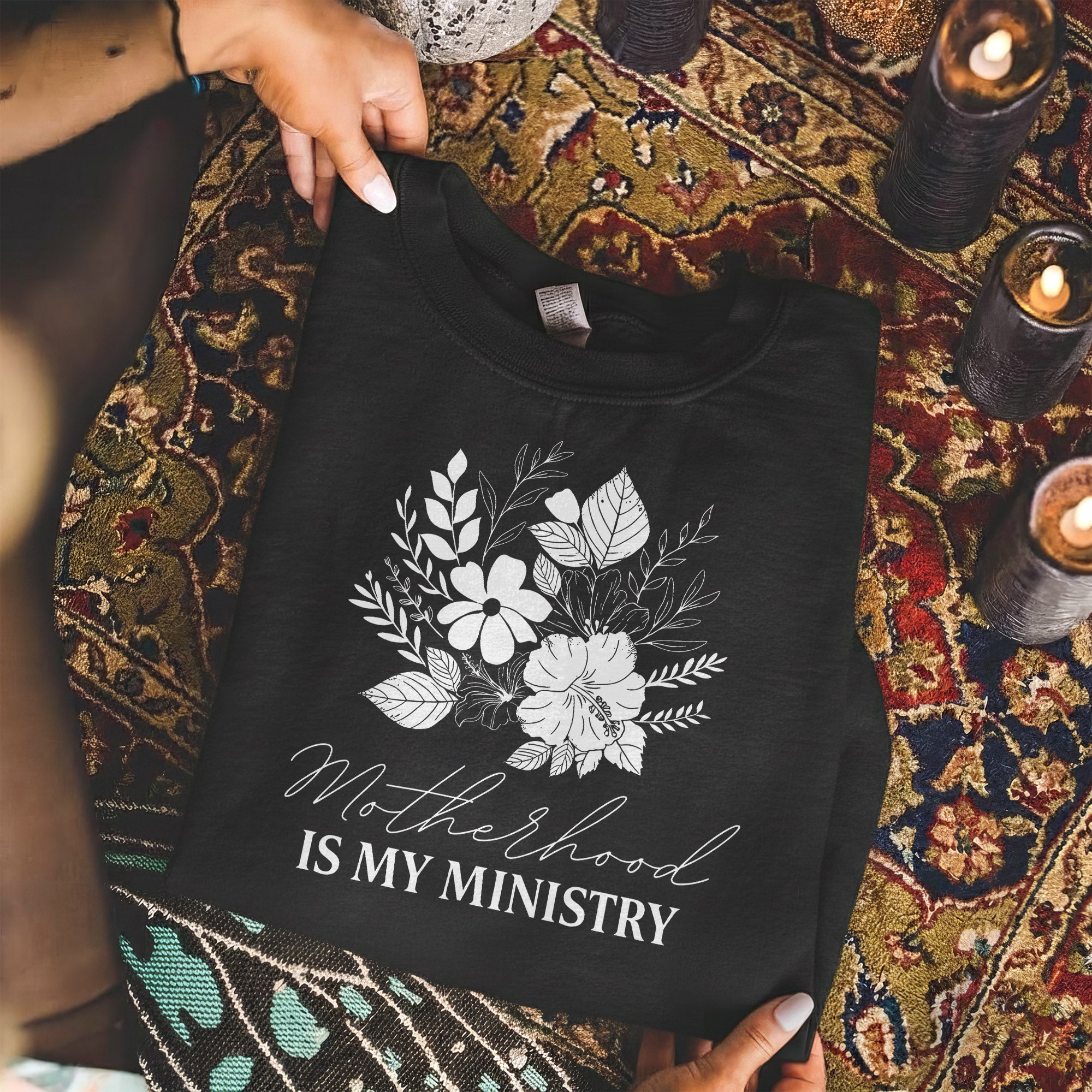 Motherhood Is My Ministry – She is Bless – Unisex Tshirt / Hoodie / Sweatshirt