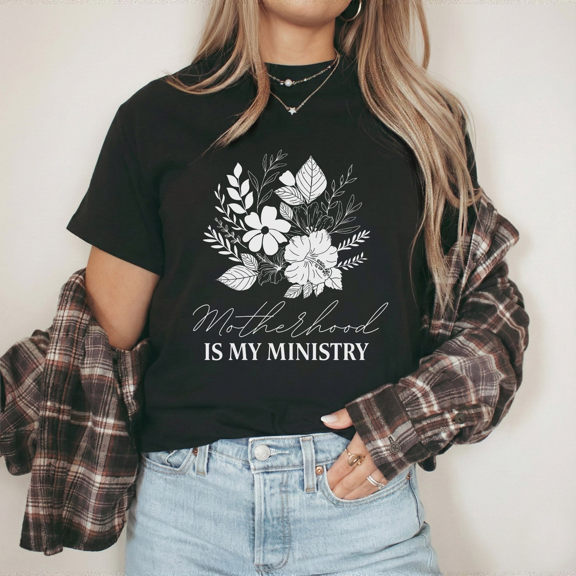 Motherhood Is My Ministry – She is Bless – Unisex Tshirt / Hoodie / Sweatshirt
