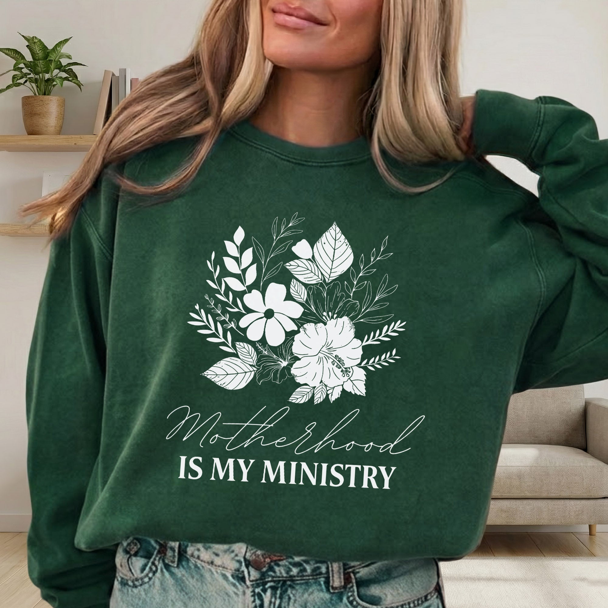 Motherhood Is My Ministry – She is Bless – Unisex Tshirt / Hoodie / Sweatshirt