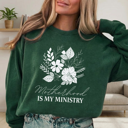 Motherhood Is My Ministry – She is Bless – Unisex Tshirt / Hoodie / Sweatshirt