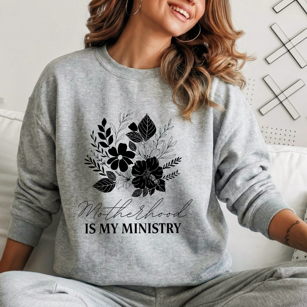 Motherhood Is My Ministry – She is Bless – Unisex Tshirt / Hoodie / Sweatshirt